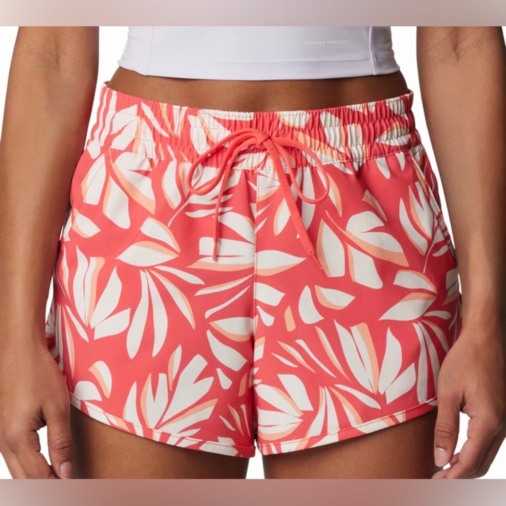 NEW Columbia Bogata Bay Stretch UPF 50 Print‎ Shorts